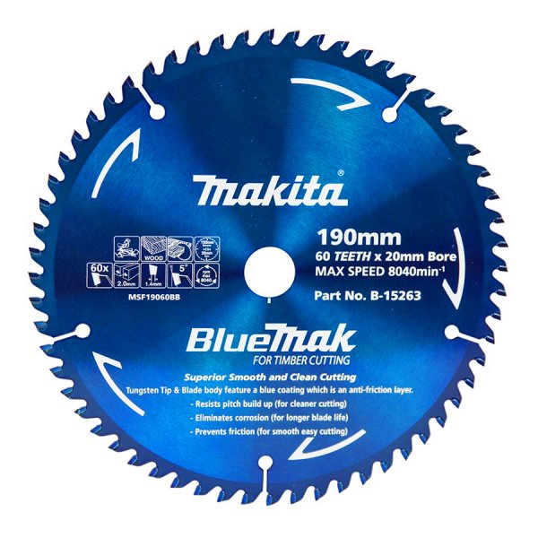 Makita 牧田 B-15263 BLUEMAK 系列圓鋸片 (木工用) B15263