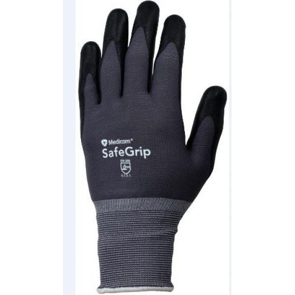 Medicom 丁腈塗層防滑手套 (搬運手套) Extra Large 加大 Medicom SafeGrip Foam Nitrile Coated Gloves