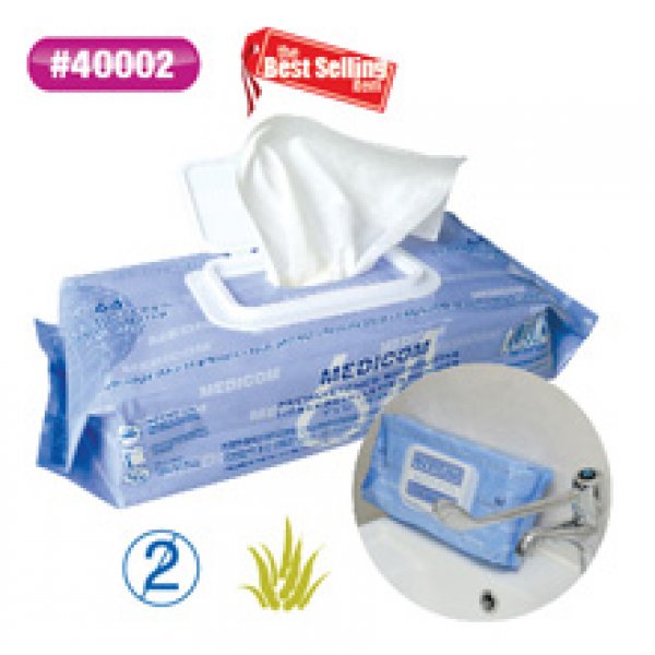 Medicom 綿羊油濕紙巾  (清潔濕紙巾) Medicom  Premoistened  WashCloths