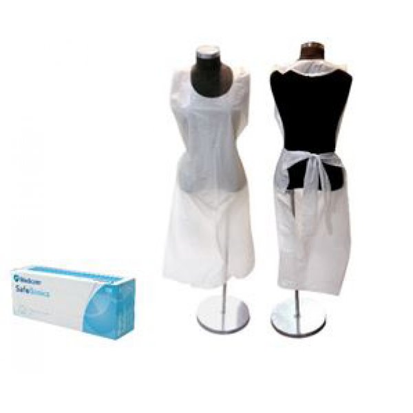 Medicom 膠圍裙 Medicom SafeBasics  PE Apron -White / Blue