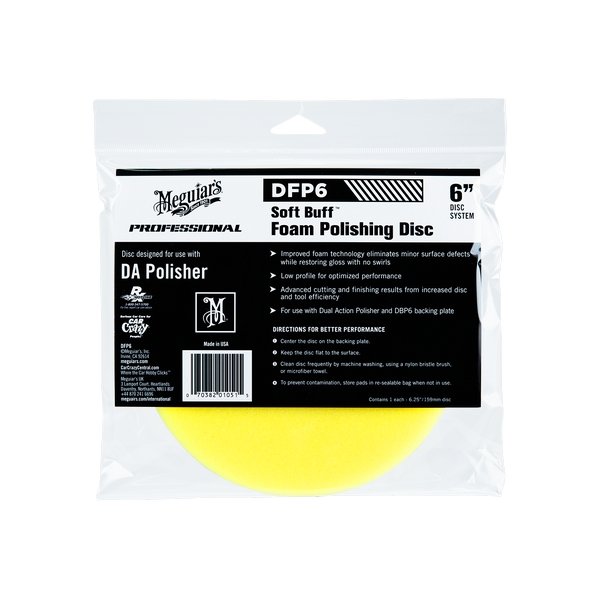 Meguiar's MD-FP6_C 美光 - DA拋光海綿球 6"