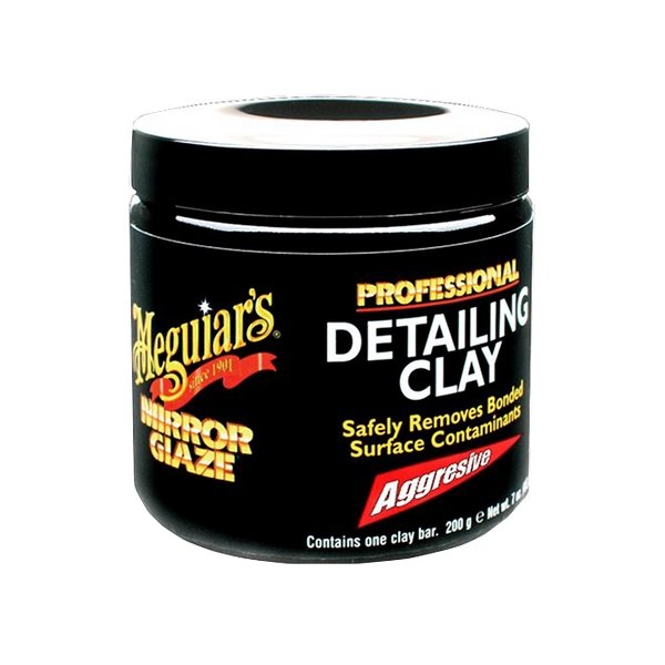 Meguiar's MC-2100 美光 - 漆面去污泥膠 (中度至嚴重污漬) 198g 紅色