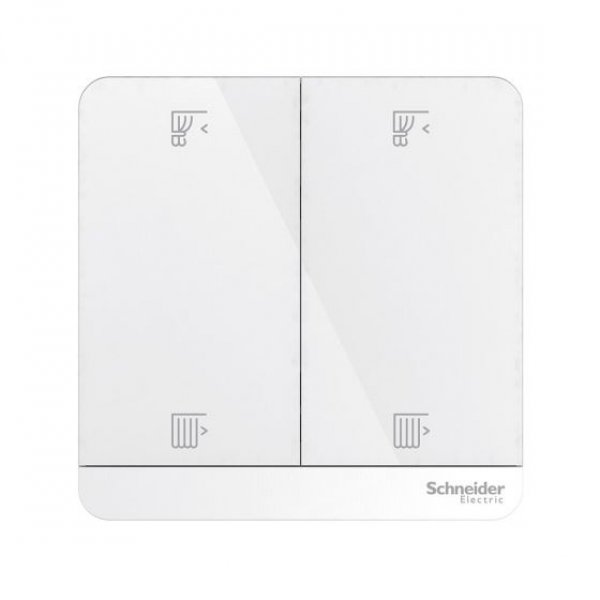 Schneider Electric 施耐德電氣 Wiser 智能兩位窗簾掣 搪瓷白 E8332SCN300ZB_WE Schneider Electric 施耐德電氣 Wiser 智能兩位窗簾掣 搪瓷白 E8332SCN300ZB_WE
