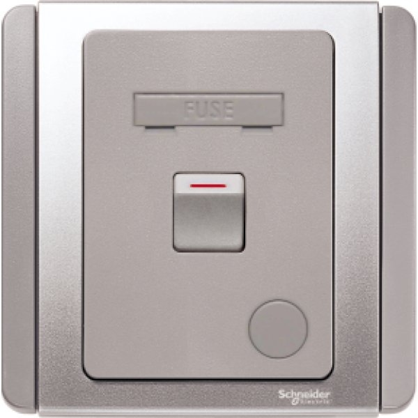 施耐德電氣  Schneider Electric NEO E3031DFSG GS 13A 雙極開關保險菲士蘇-銀灰色