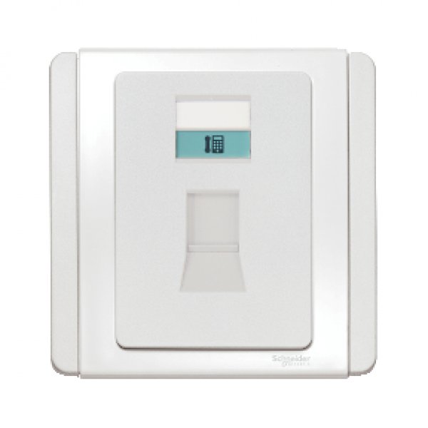 施耐德電氣  Schneider Electric NEO E3031RJ WW 單位RJ11四線電話插座-凝白色