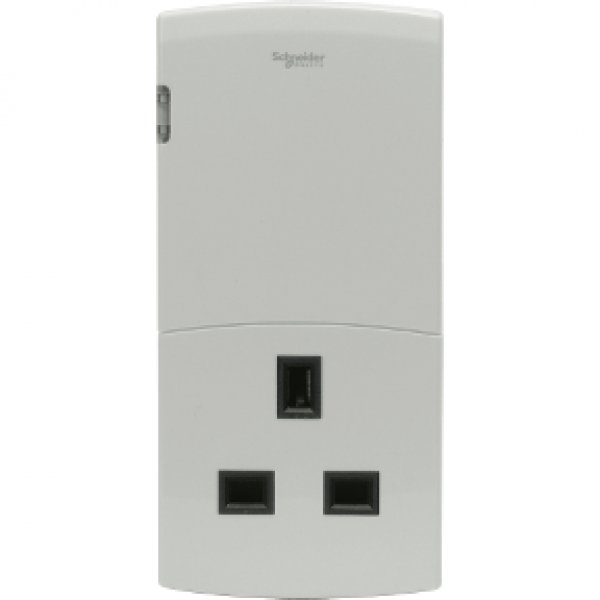 施耐德電氣 ULTI,U104BD500ZB_WE 500W 英式插座光暗掣 (白色)