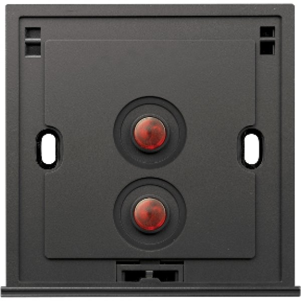 施耐德電氣 ULTI,U202SPM/1 A00 兩位單控 250V 16AX 開關掣，琥珀色 LED