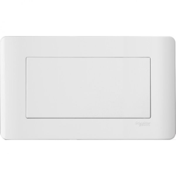 施耐德電氣ZENcelo,E8430TX WE,兩位空白掣面,凝白