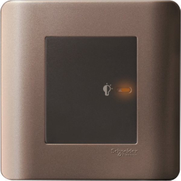 施耐德電氣ZENcelo,E8431EPD4 SZ,350VA 單位50Hz平觸光暗掣連LED指示燈,銀銅